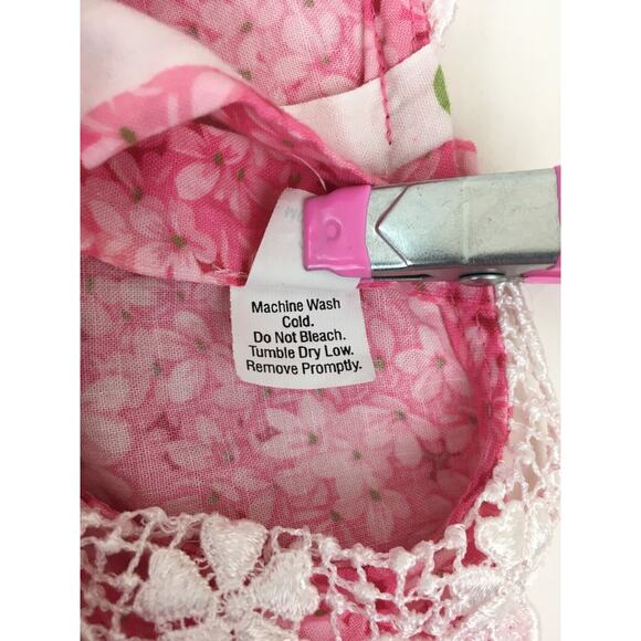 Girls Dress pink 24 mos Tulle Quilters Exclusively Fabric Country - Picture 11 of 16